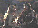 Ok, why is Gabrielle wet and Xena dry? ... not that I'm complaining